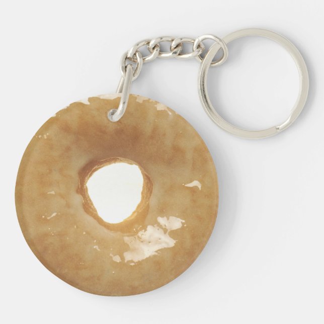Porte - clé de nouveauté classique de beignes glac (Dos)
