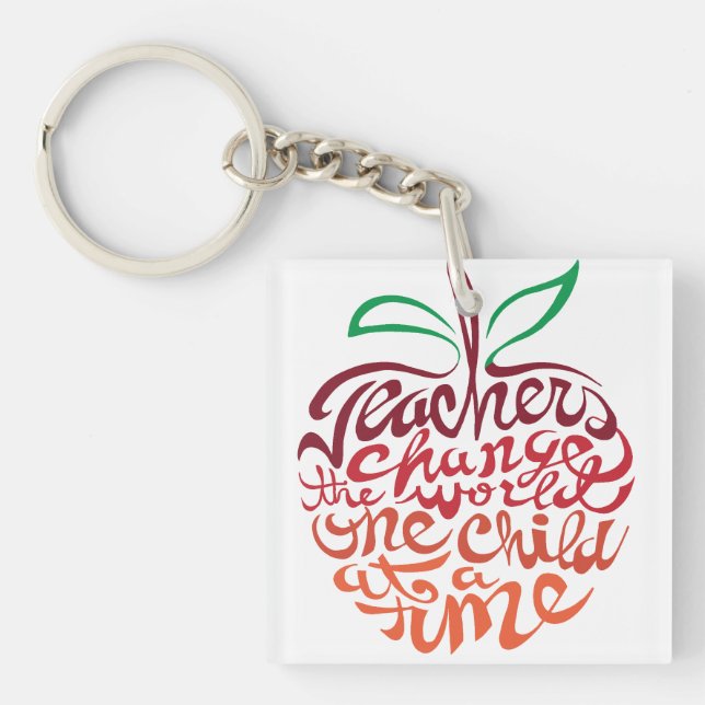 Porte - clé de professeur (Devant)