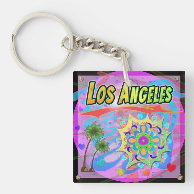 Porte - clé de progrès réel de Los Angeles (Devant)