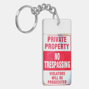 porte - clé de propriété privée