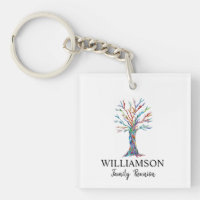 Porte - clé de réunion famille arbre familial