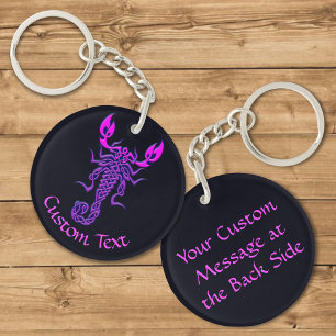 Porte - clé de scorpion céleste violet