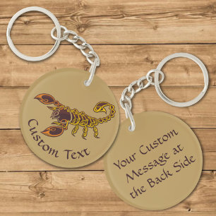 Porte - clé de scorpion de noeud celtique