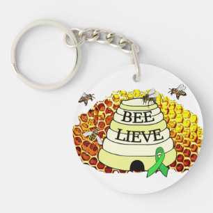 Porte - clé de sensibilisation à la maladie de Bee