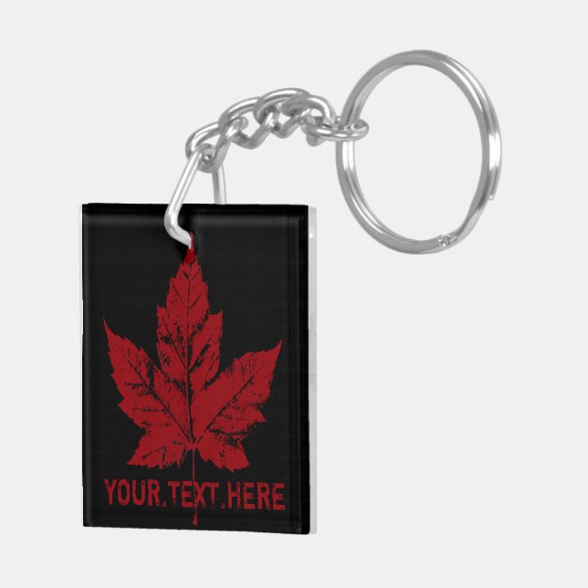 Porte - clé de souvenirs du Canada Cool Porte - cl (Dos droit)