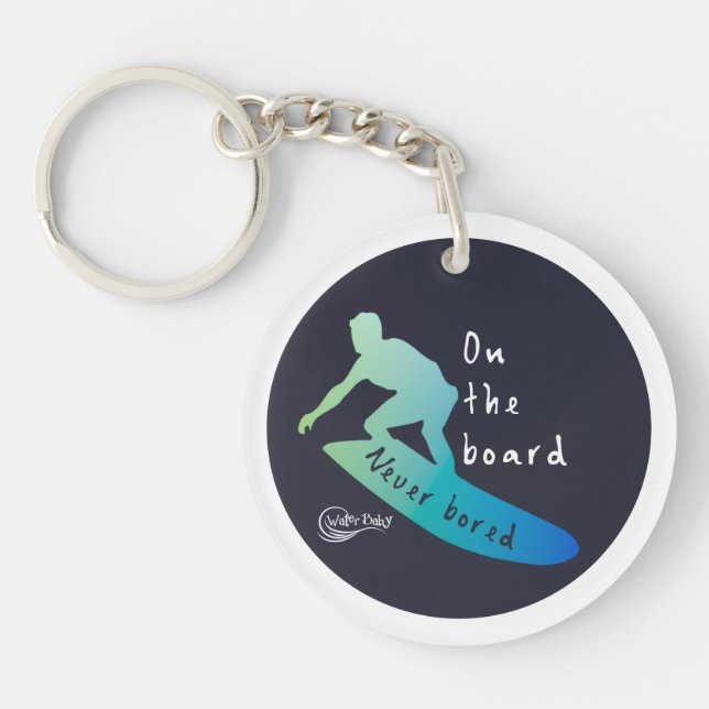 Porte - clé de surf (Devant)