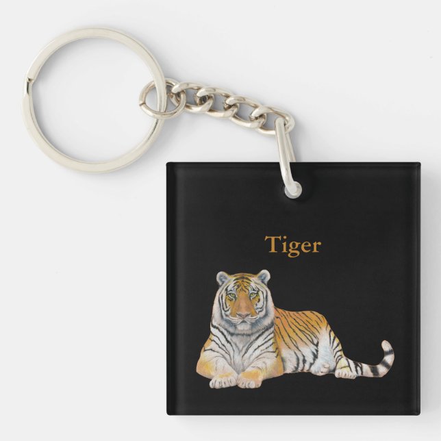 Porte - clé de tigre (Devant)