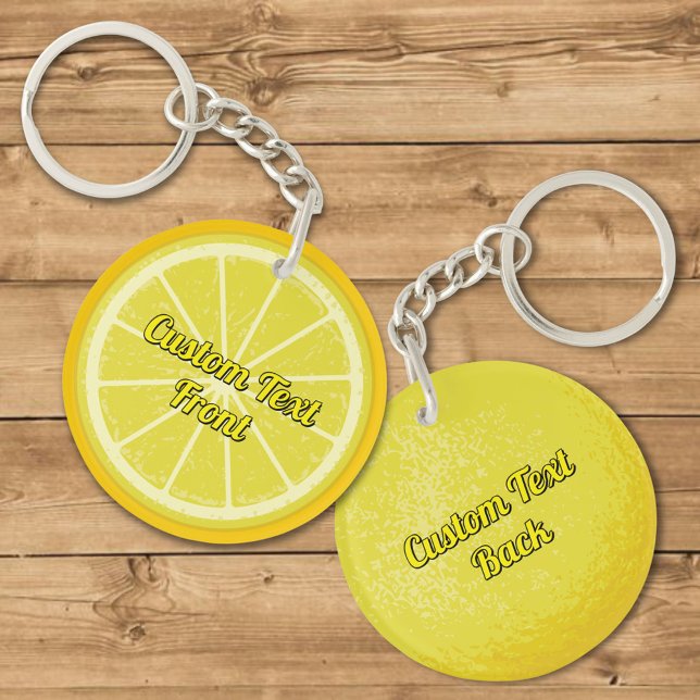 Porte - clé de tranche de citron (Créateur téléchargé)