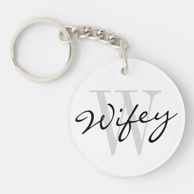Porte - clé de WIFEY pour épouser l'épouse de (Devant)