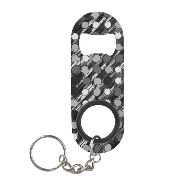 Porte-clé Décapsuleur Abstrait (Devant)