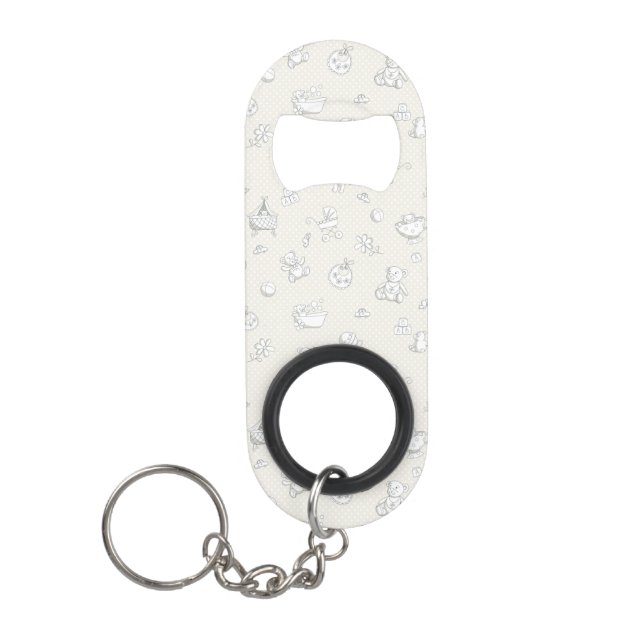 Porte-clé Décapsuleur Arrière - plan de bébé (Devant)
