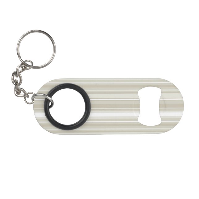 Porte-clé Décapsuleur Bandes de grès (Devant (Horizontal))