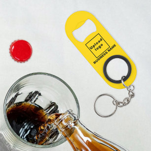 Porte-clé Décapsuleur Business Jaune Porte - clé et Bottle Opener