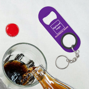 Porte-clé Décapsuleur Business Purple Porte - clé et Bottle Opener