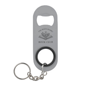 Porte-clé Décapsuleur Cadeau Personnalisé Nom du Club de Lecture