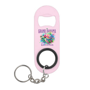 Porte-clé Décapsuleur Cadeau souvenir Bahamas : Grande Bahama Sea Turtle