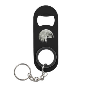 Porte-clé Décapsuleur Carlin Sur Montagne Lune Éffrayante Halloween