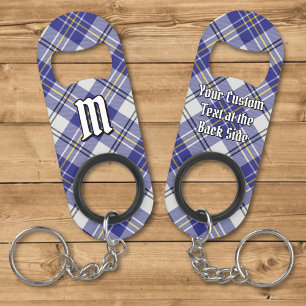 Porte-clé Décapsuleur Clan MacPherson robe bleue Tartan