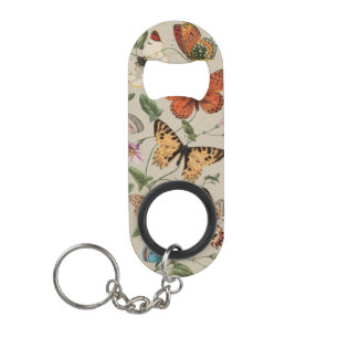 Porte-clé Décapsuleur Collection de la papillon Moth Nature Dessin
