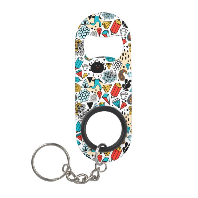 Porte-clé Décapsuleur Crazy head (Devant)