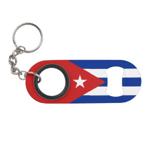 Porte-clé Décapsuleur Drapeau Cuba