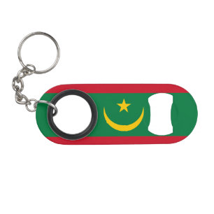 Porte-clé Décapsuleur Drapeau de la Mauritanie