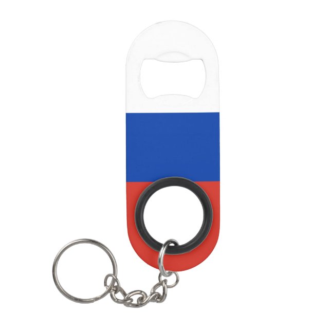 Porte-clé Décapsuleur Drapeau de la Russie (Devant)