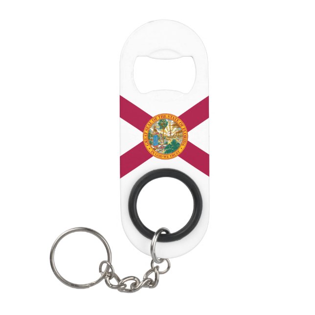 Porte-clé Décapsuleur Drapeau de l'État de Floride (Devant)