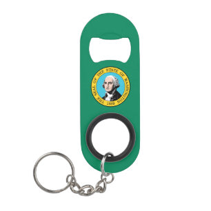 Porte-clé Décapsuleur Drapeau de l'État de Washington