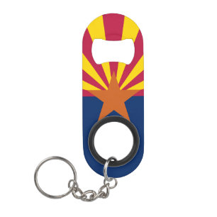 Porte-clé Décapsuleur Drapeau d'État de l'Arizona