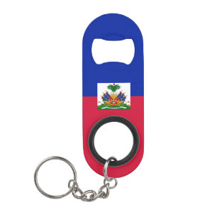 Porte-clé Décapsuleur Drapeau d'Haïti