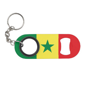 Porte-clé Décapsuleur Drapeau du Sénégal