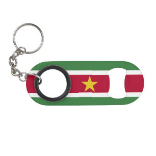 Porte-clé Décapsuleur Drapeau du Suriname