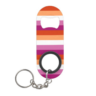 Porte-clé Décapsuleur Drapeau lesbien