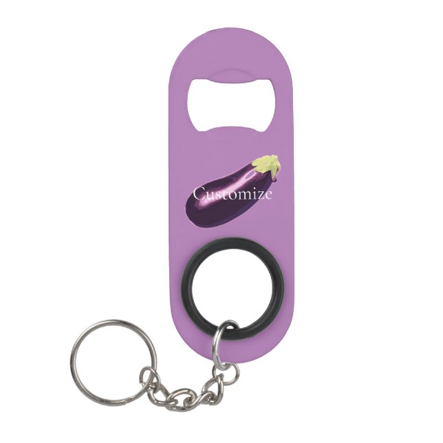 Porte-clé Décapsuleur Eggplant Thunder_Cove (Devant)