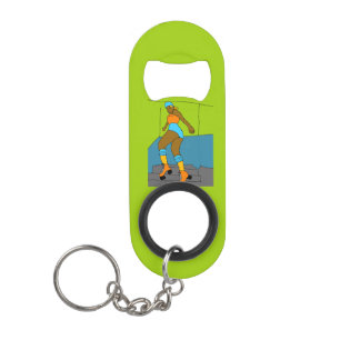 Porte-clé Décapsuleur fille de skate