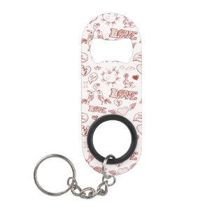 Porte-clé Décapsuleur Heureuse Sainte-Valentin