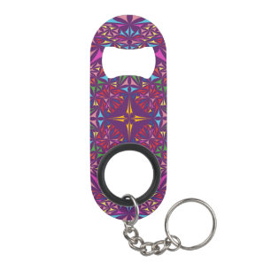 Porte-clé Décapsuleur Kaléidoscope pourpre