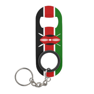 Porte-clé Décapsuleur Kenya Pride Patriotic Porte - clé Bottle Opener