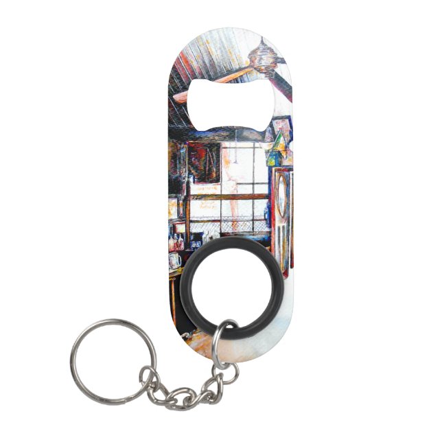 Porte-clé Décapsuleur L'amour n'est pas un mur, c'est un pont (Devant)