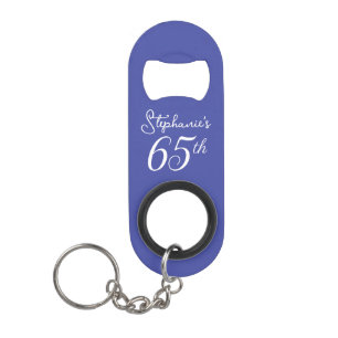 Porte-clé Décapsuleur Lavender encourage à 65 ans 65e anniversaire fête