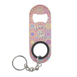 Porte-clé Décapsuleur Love Is Love Pride  Porte-clés Ouvre-bouteille