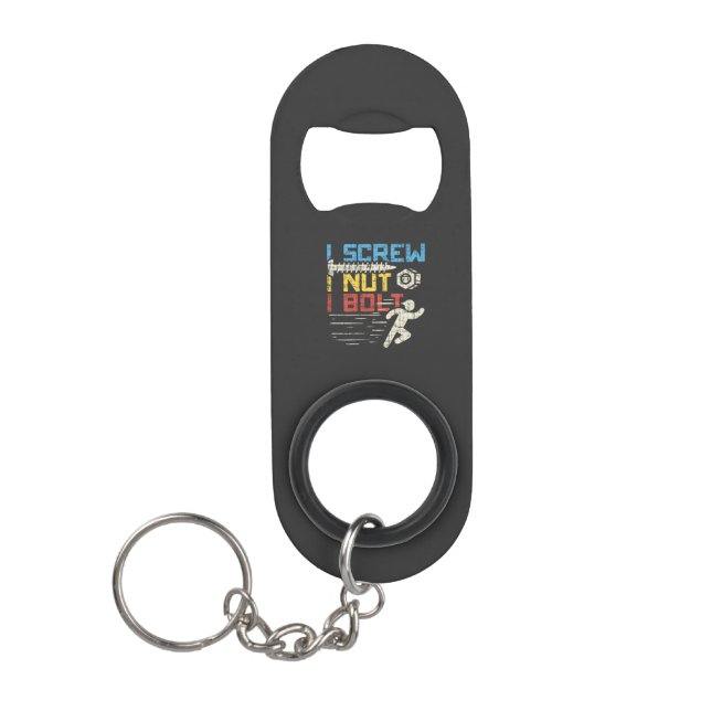 Porte-clé Décapsuleur Mécanicien (Devant)