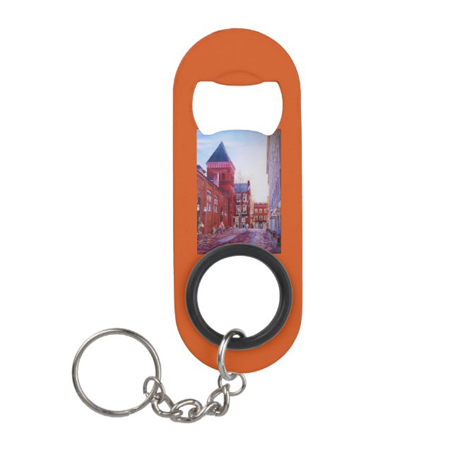 Porte-clé Décapsuleur Mini marché central de Lancaster d'ouvreur de (Devant)