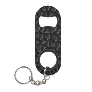 Porte-clé Décapsuleur Motif à échelle de dragon noir
