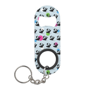 Porte-clé Décapsuleur Motif Coloré de Raie Pastenague de Fête   