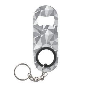 Porte-clé Décapsuleur Motif de diamant - polygone abstrait