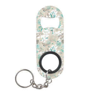 Porte-clé Décapsuleur Motif de jardin