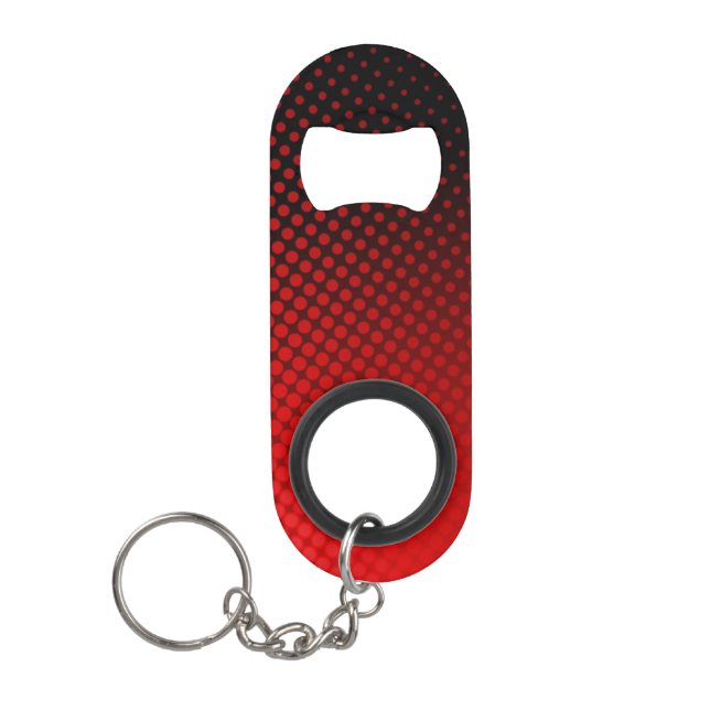 Porte-clé Décapsuleur Motif de points (Devant)