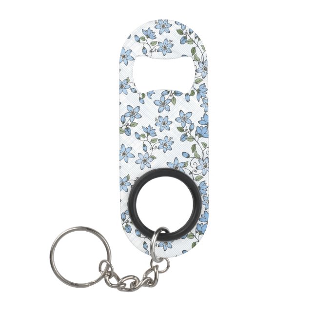 Porte-clé Décapsuleur Motif floral 2 2 (Devant)